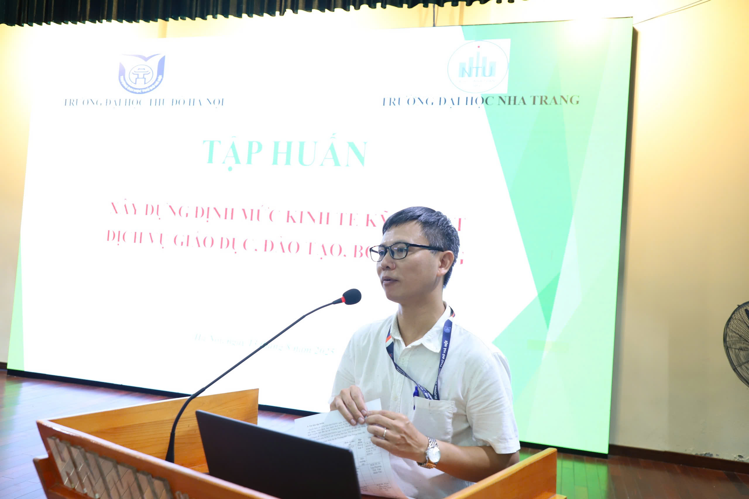Tập huấn xây dựng định mức kinh tế kỹ thuật và giá dịch vụ